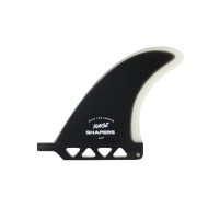 Shapers Fins -  5.5" Rage Series Box Fin - Black Clear